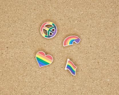 LGBT Pride Croc Charms