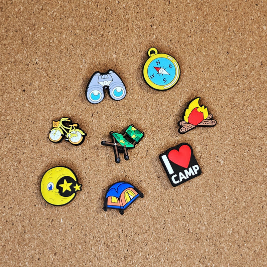 Holiday, cap croc charms.