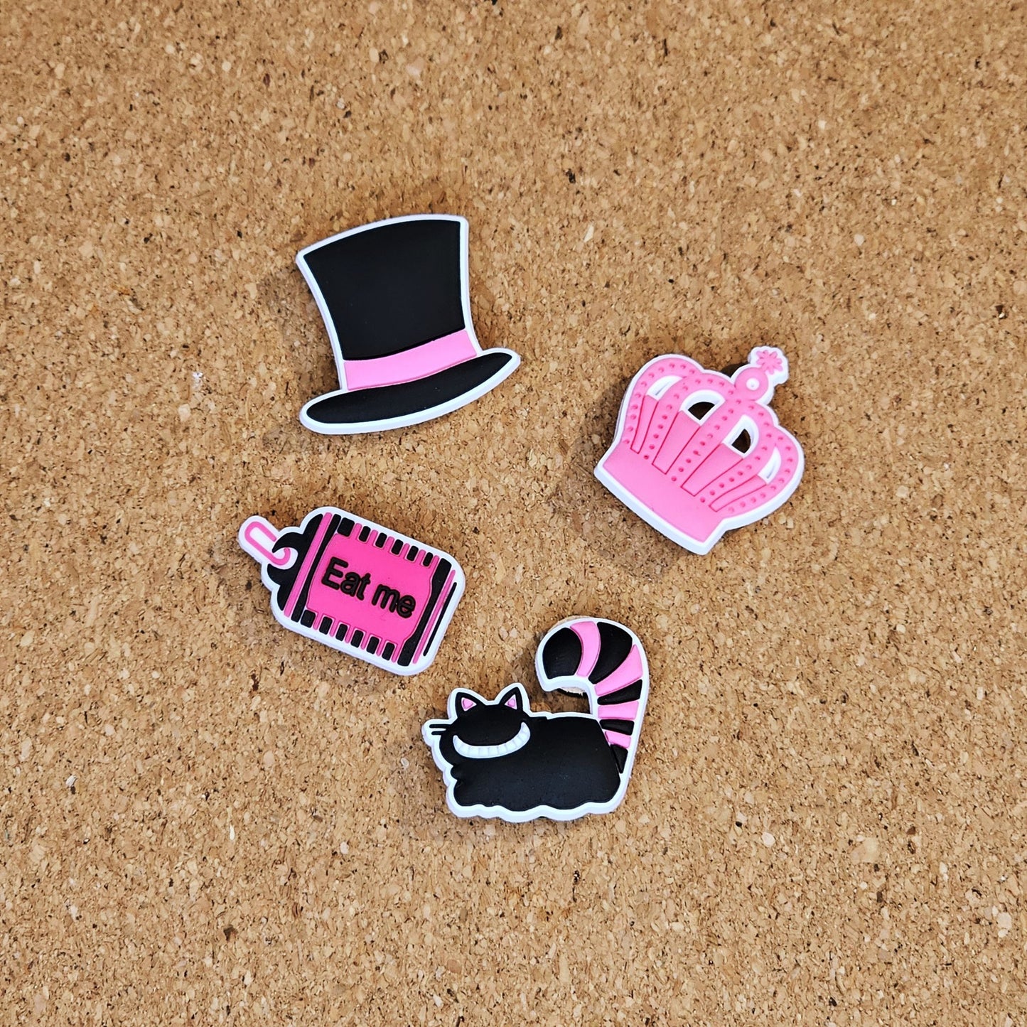 Alice in Wonderland Croc Charms