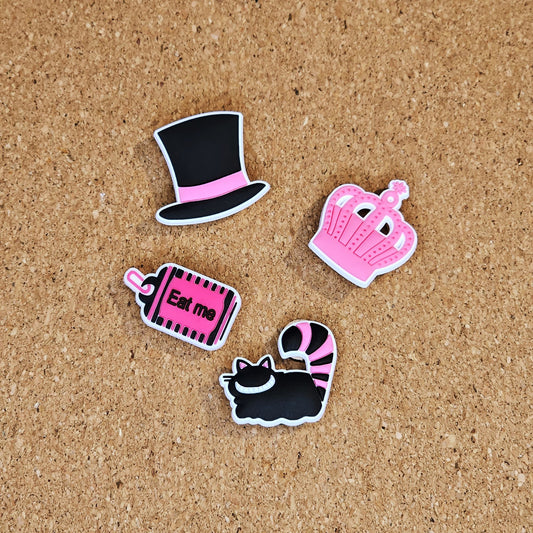 Alice in Wonderland Croc Charms