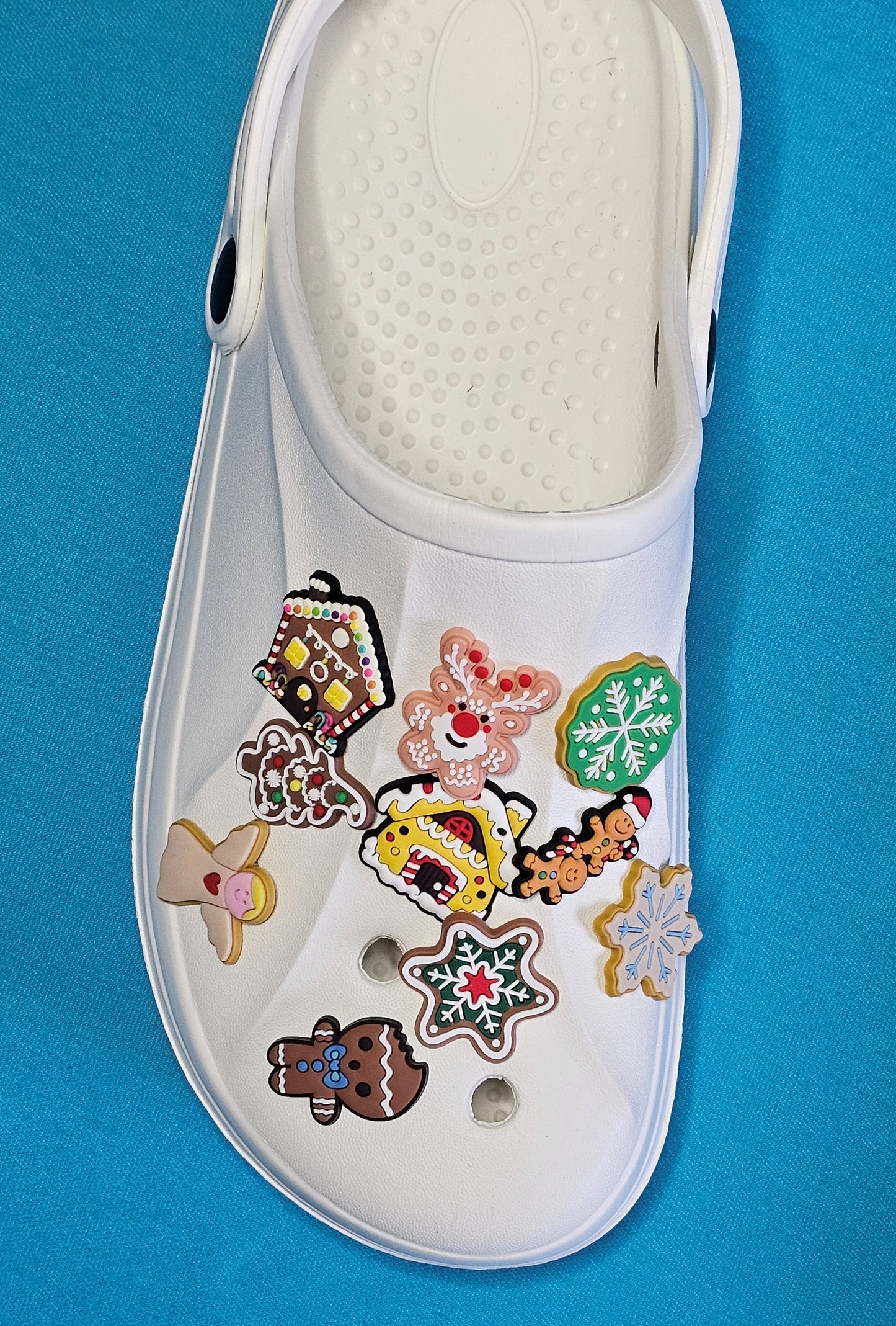 Croc Charms with Christmas Theme