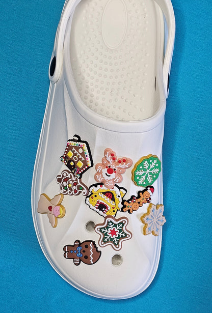 Croc Charms with Christmas Theme