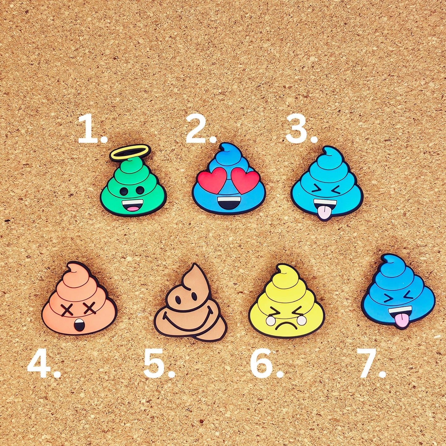 Poop Croc Charms