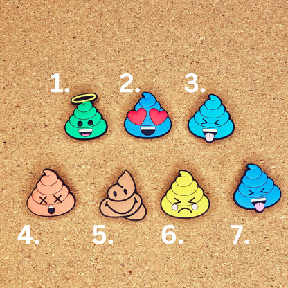 Poop Croc Charms