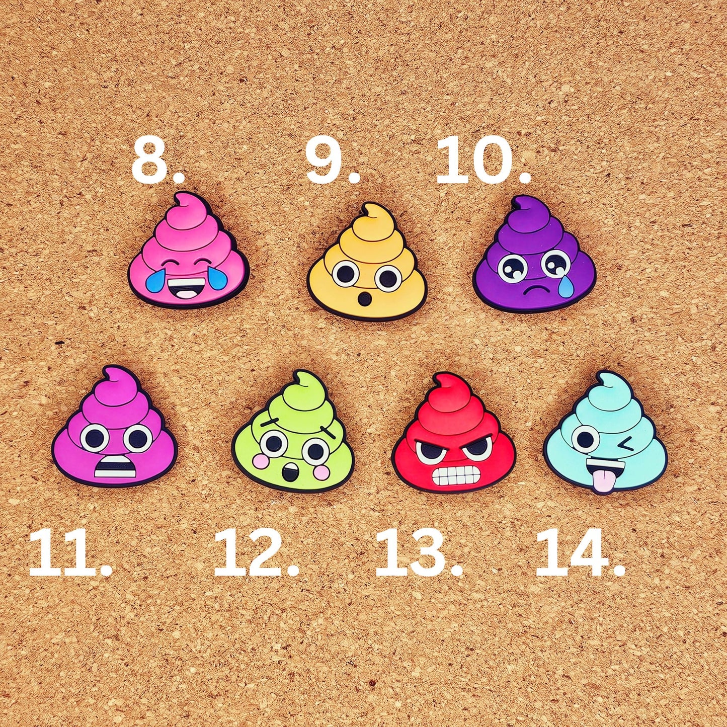 Poop Croc Charms