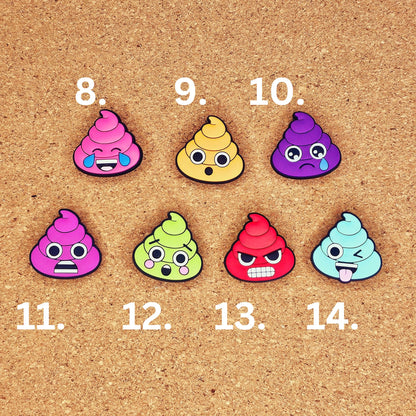 Poop Croc Charms