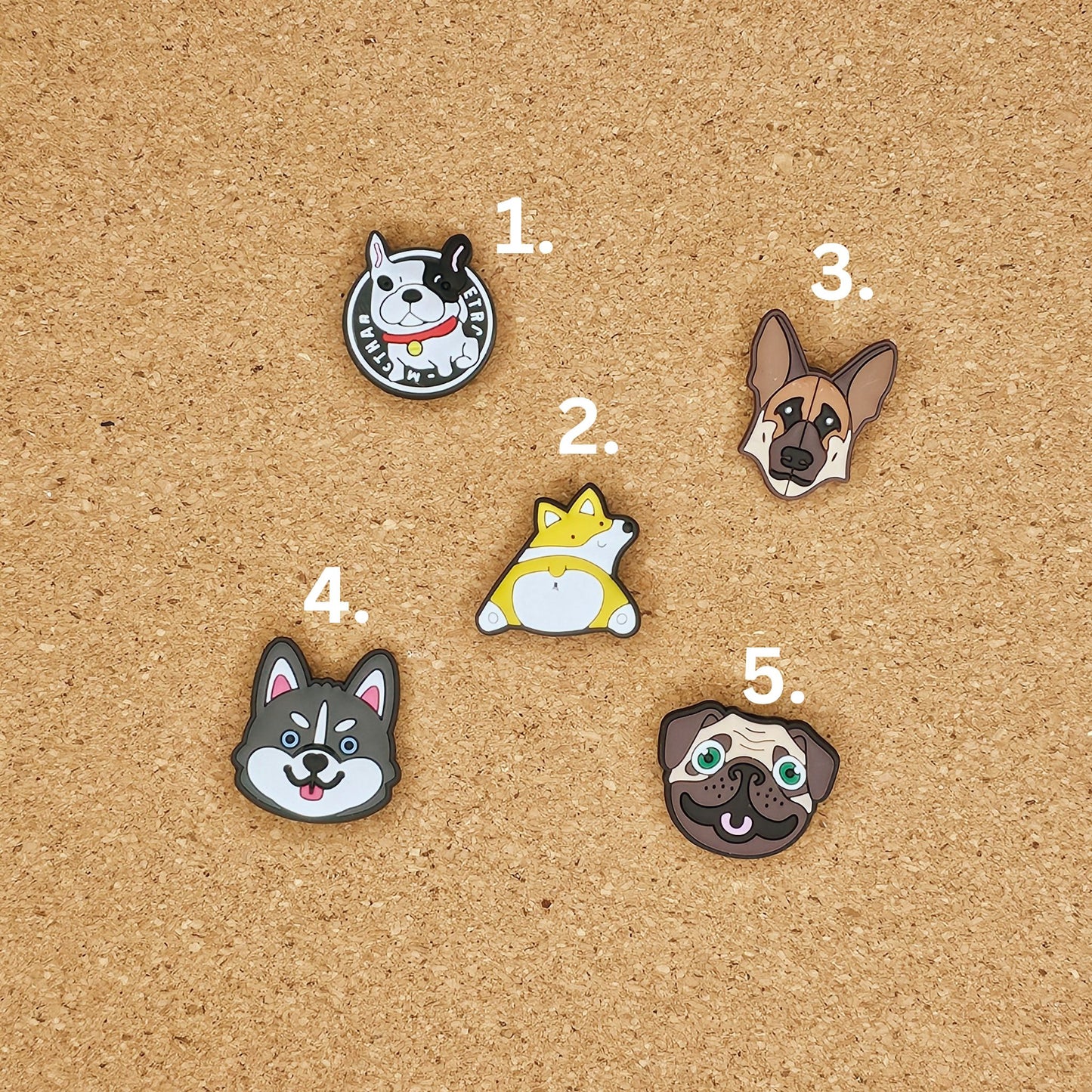 Dogs croc charms