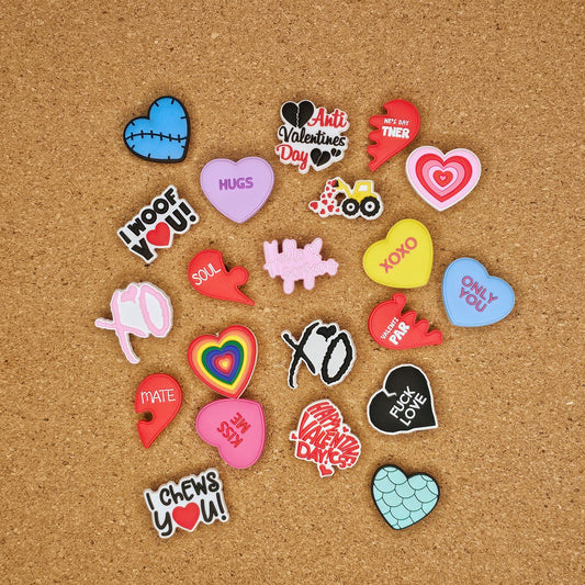 Love, Hearts, Valentines Day Shor Charms