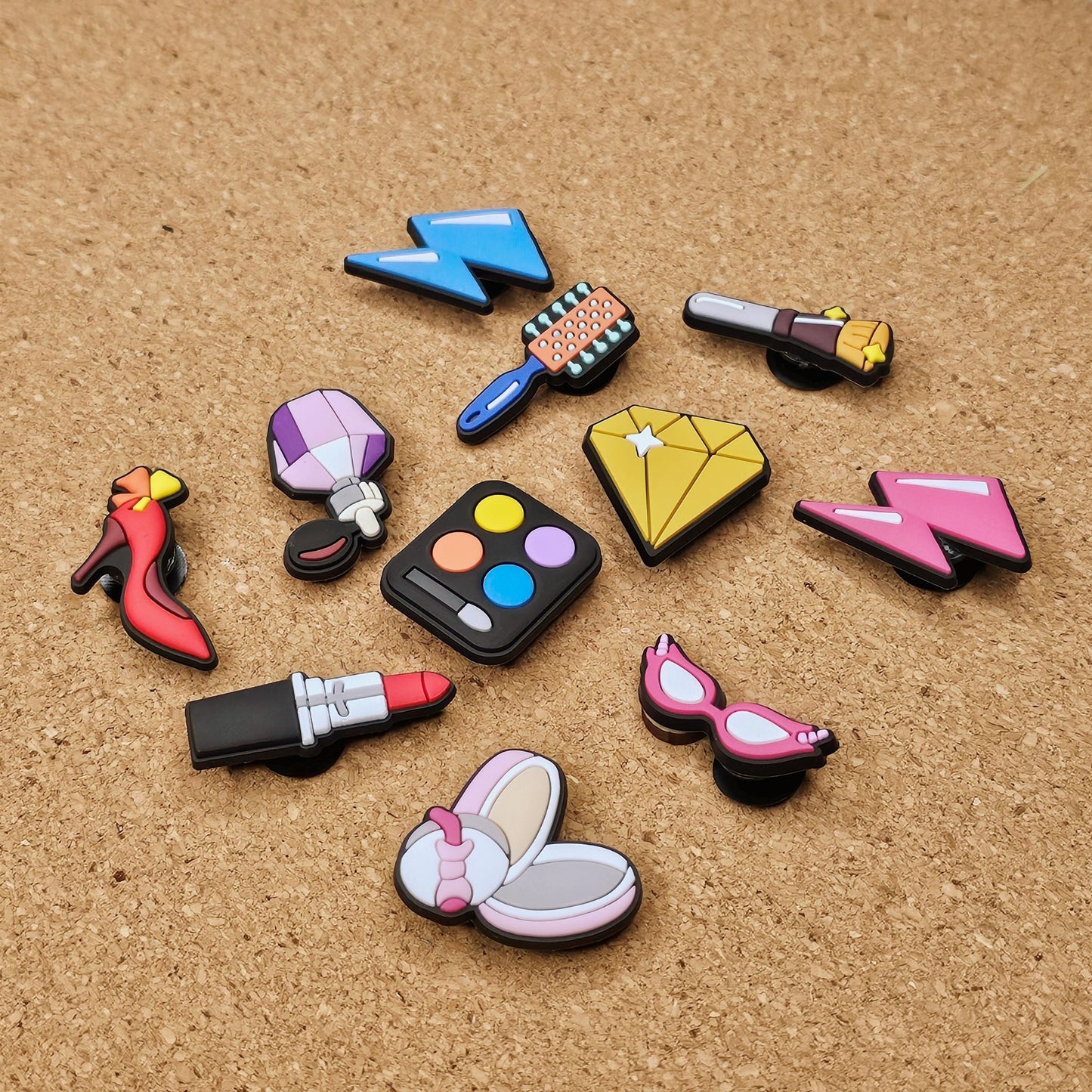 Beauty products croc charms
