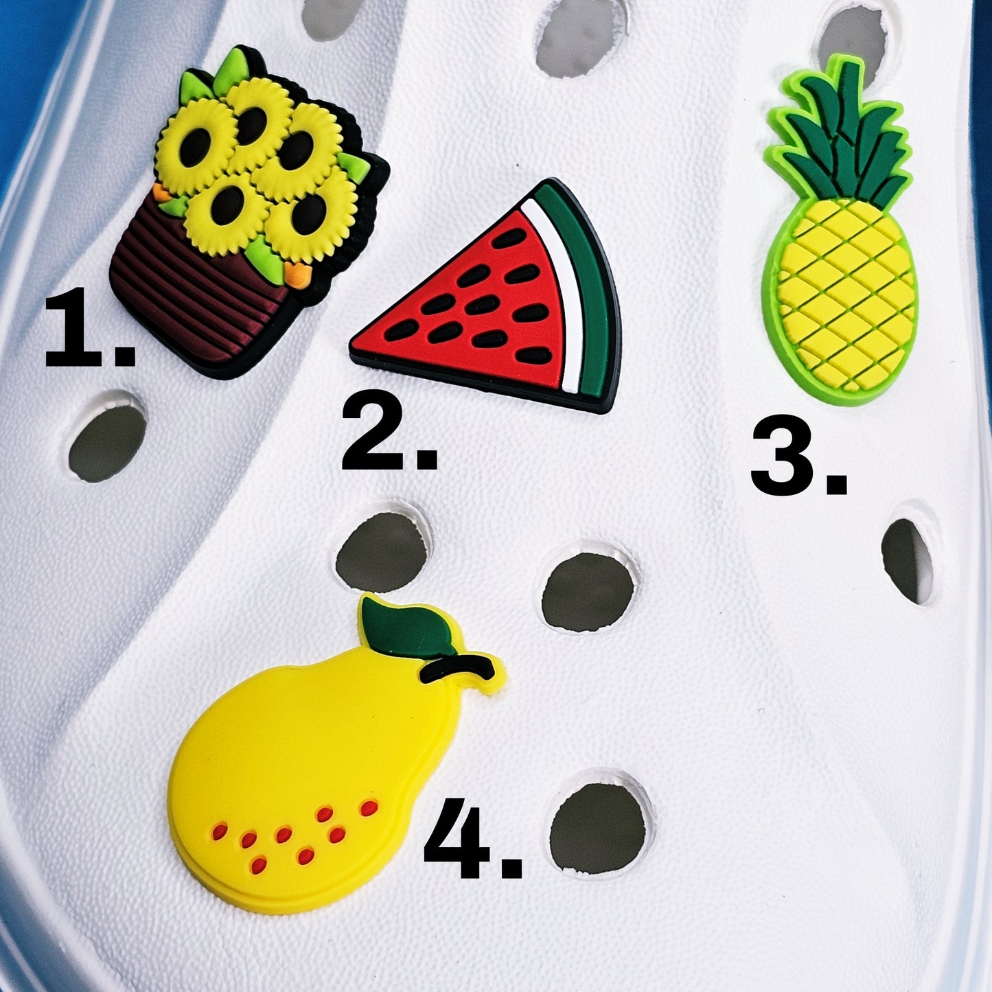 Croc Charms fruits and vegetables