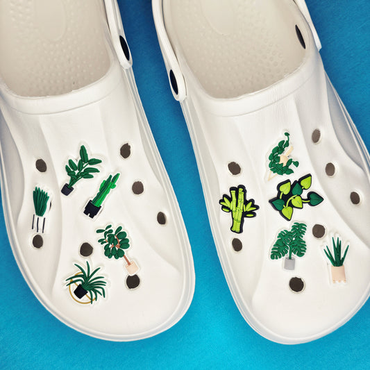 Home plants croc charms