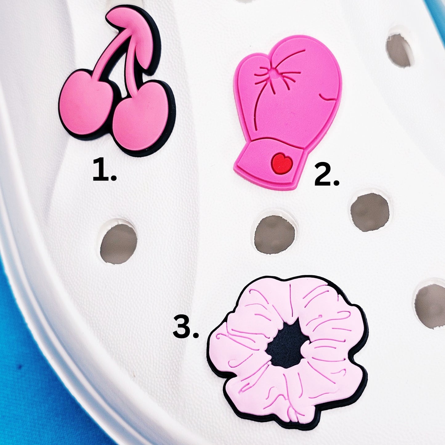 Pink Croc Charms