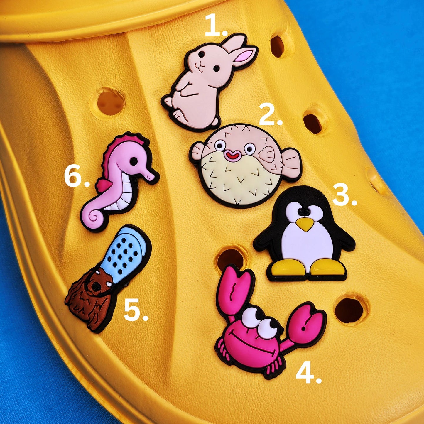 Animals Croc Charms
