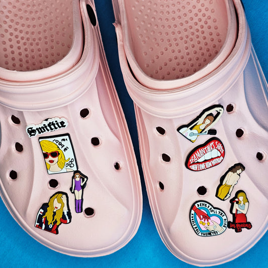 Swiftie popular singer croc charms