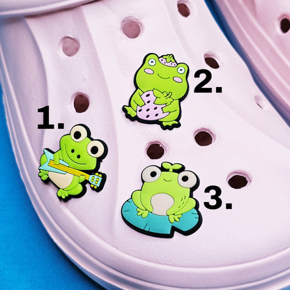 Frogs croc charms