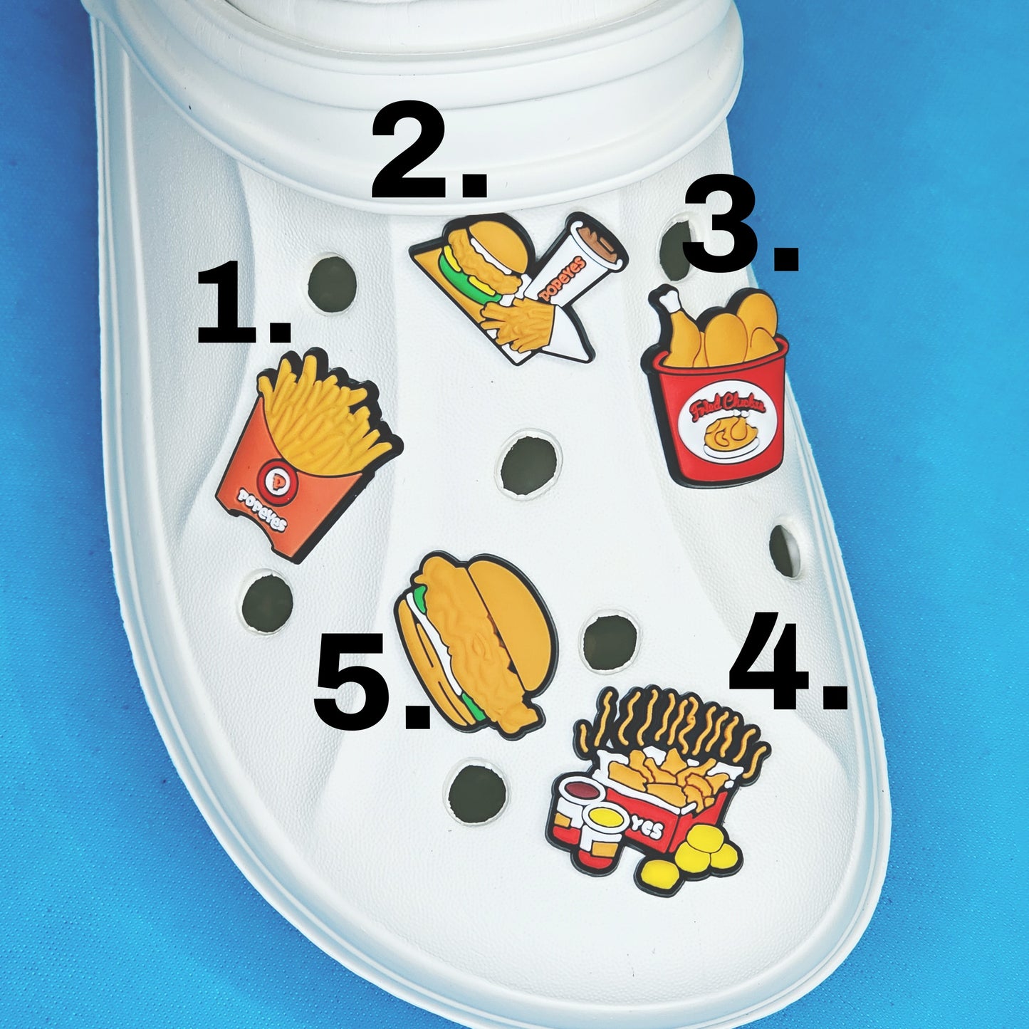 Chicken Meals Croc Charms