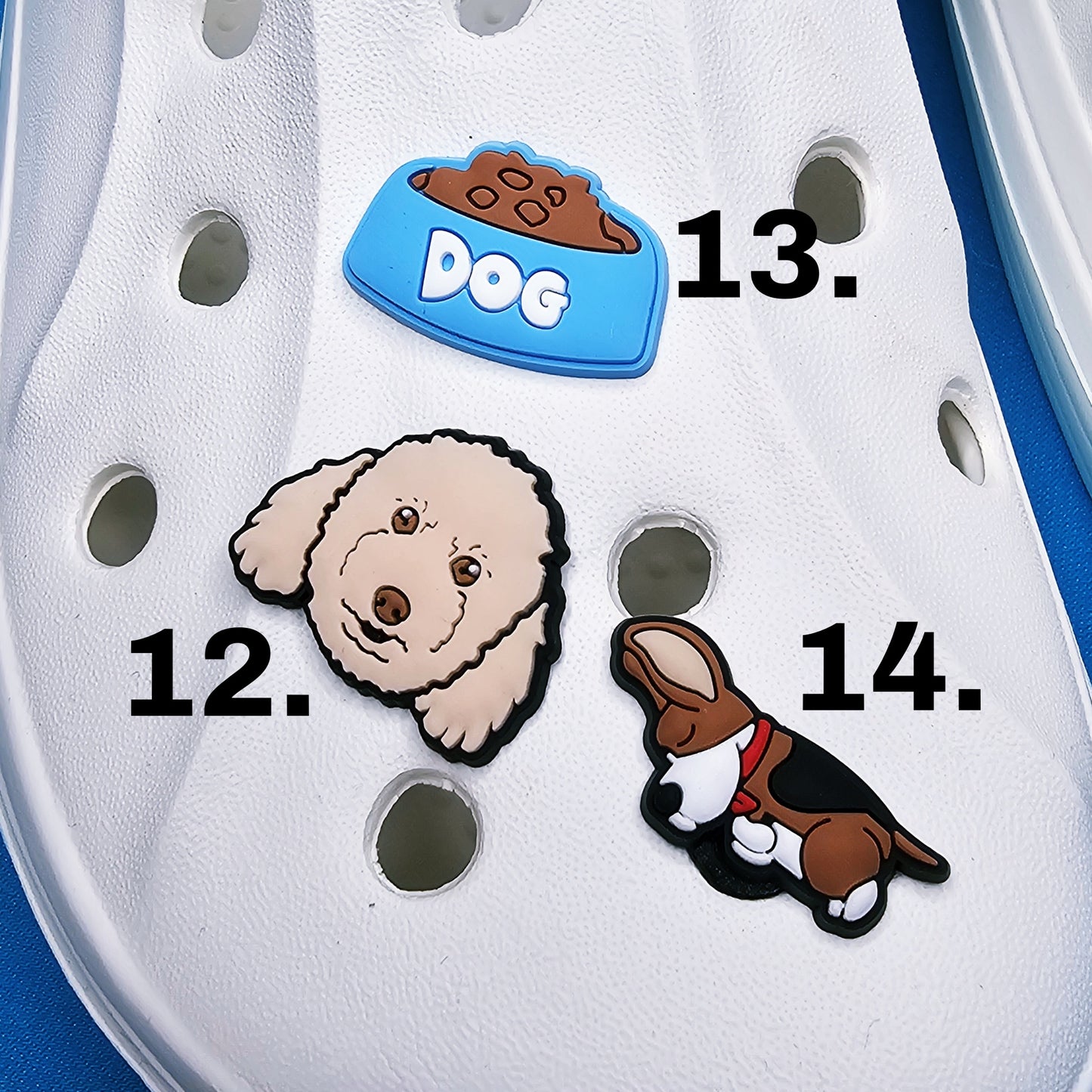 Dogs croc charms
