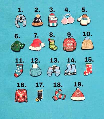 Croc Charms shoe Badges winter clothing