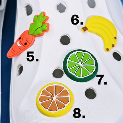 Croc Charms fruits and vegetables