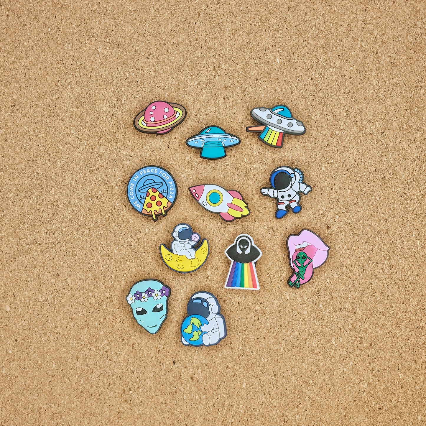 UFO, Aliens Shoe Charms