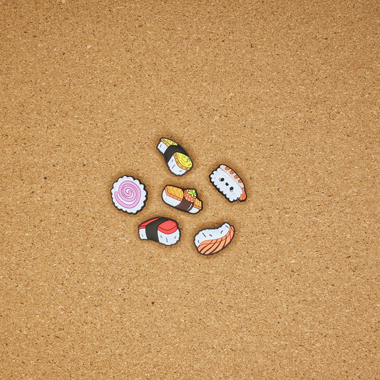 Sushi Croc Charms