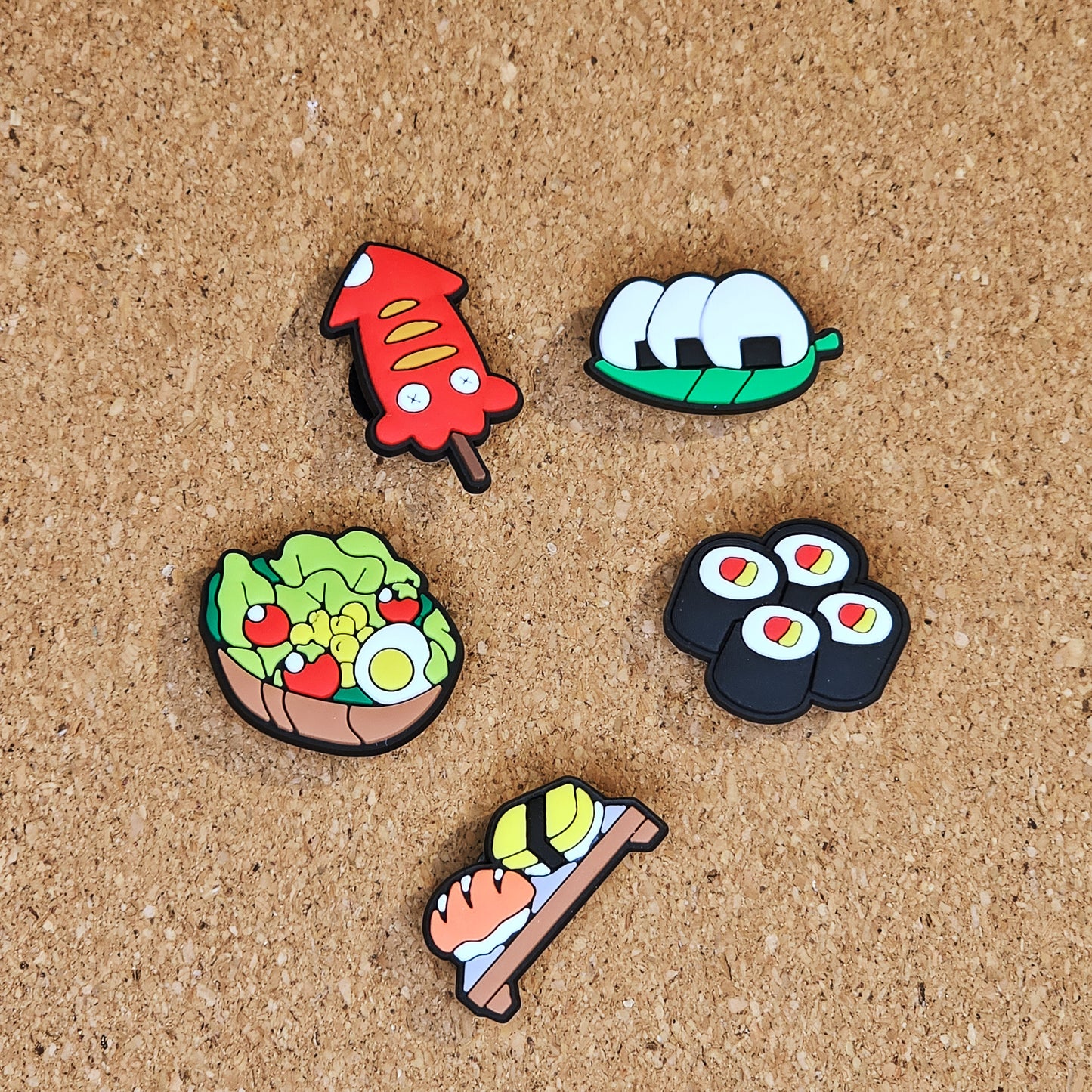 Sushi Croc Charms