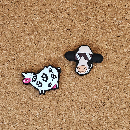 Cool Cows Croc Charms