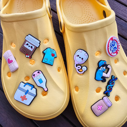 Medical croc charms