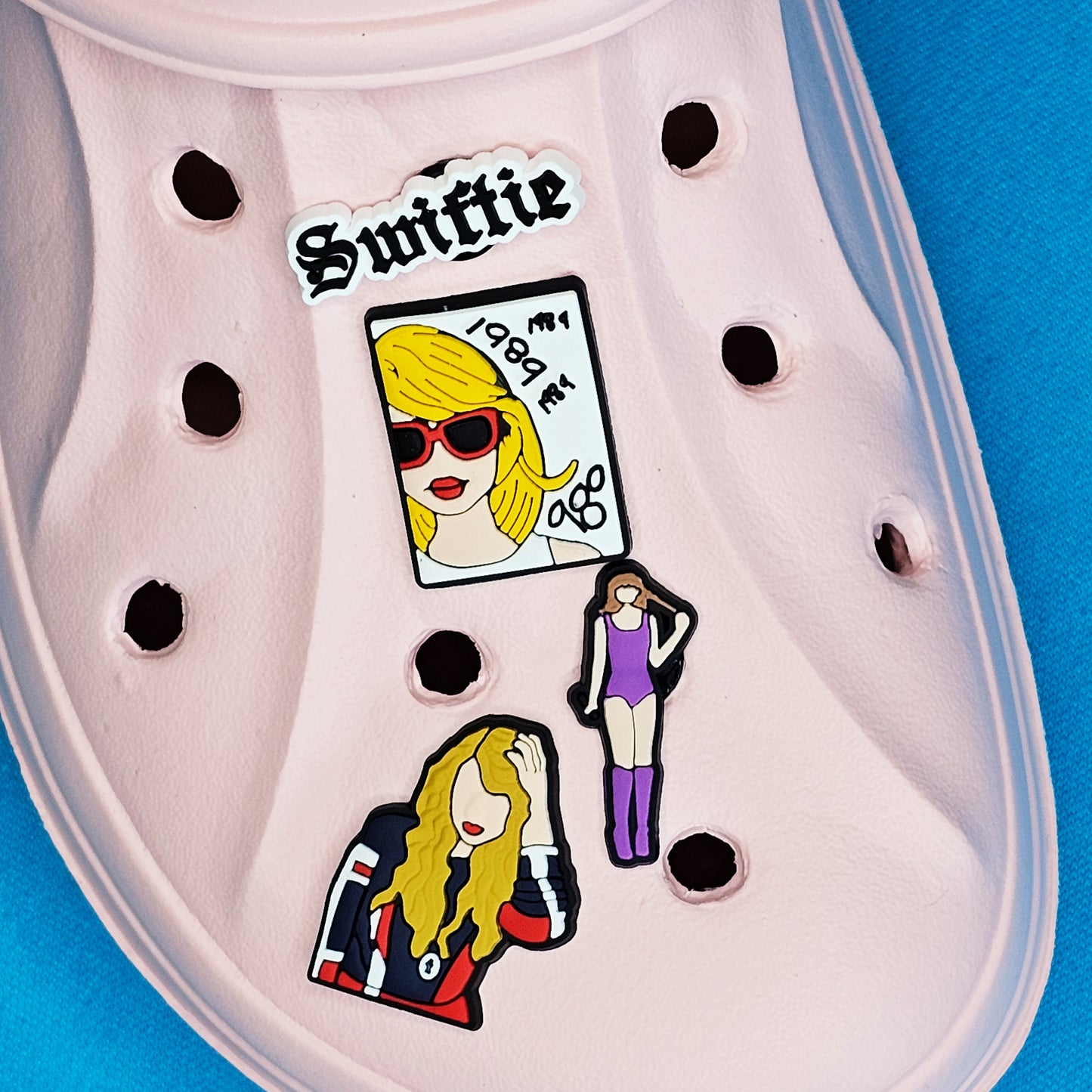 Swiftie popular singer croc charms