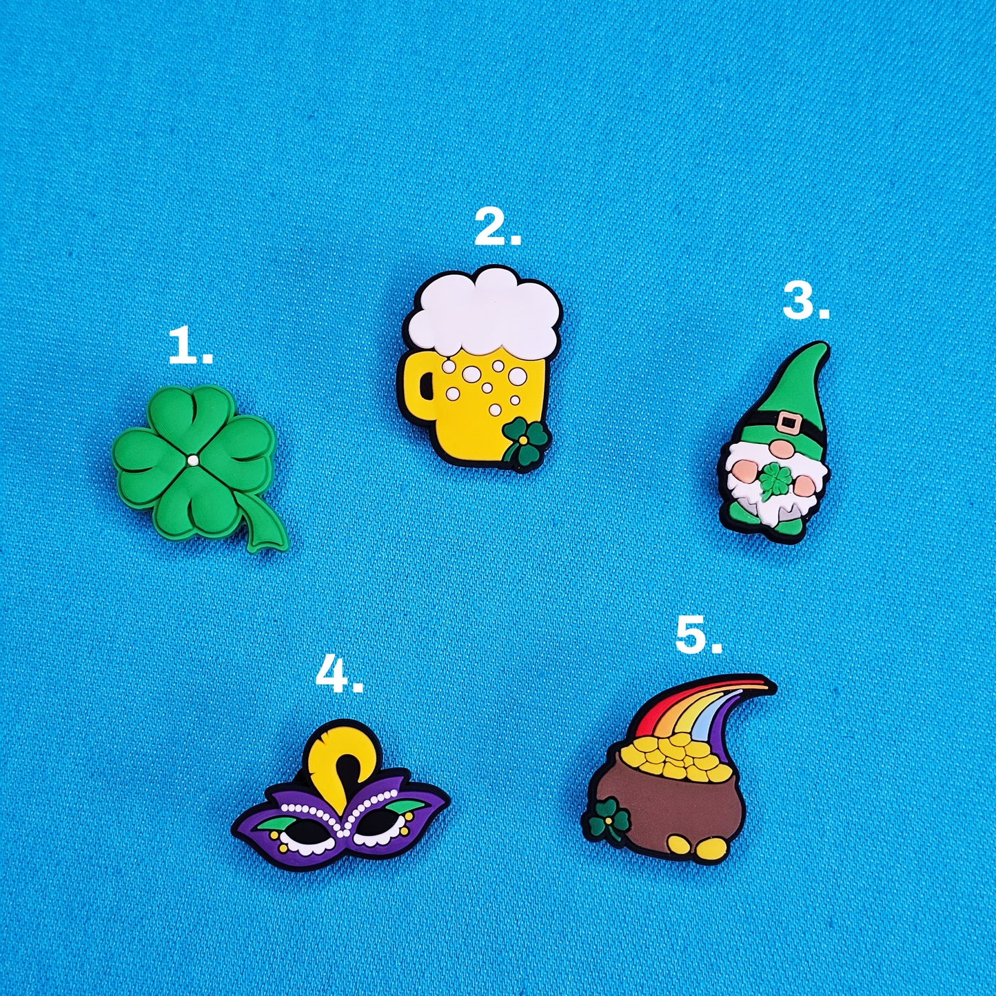 St. Patrick's Day Croc Charms