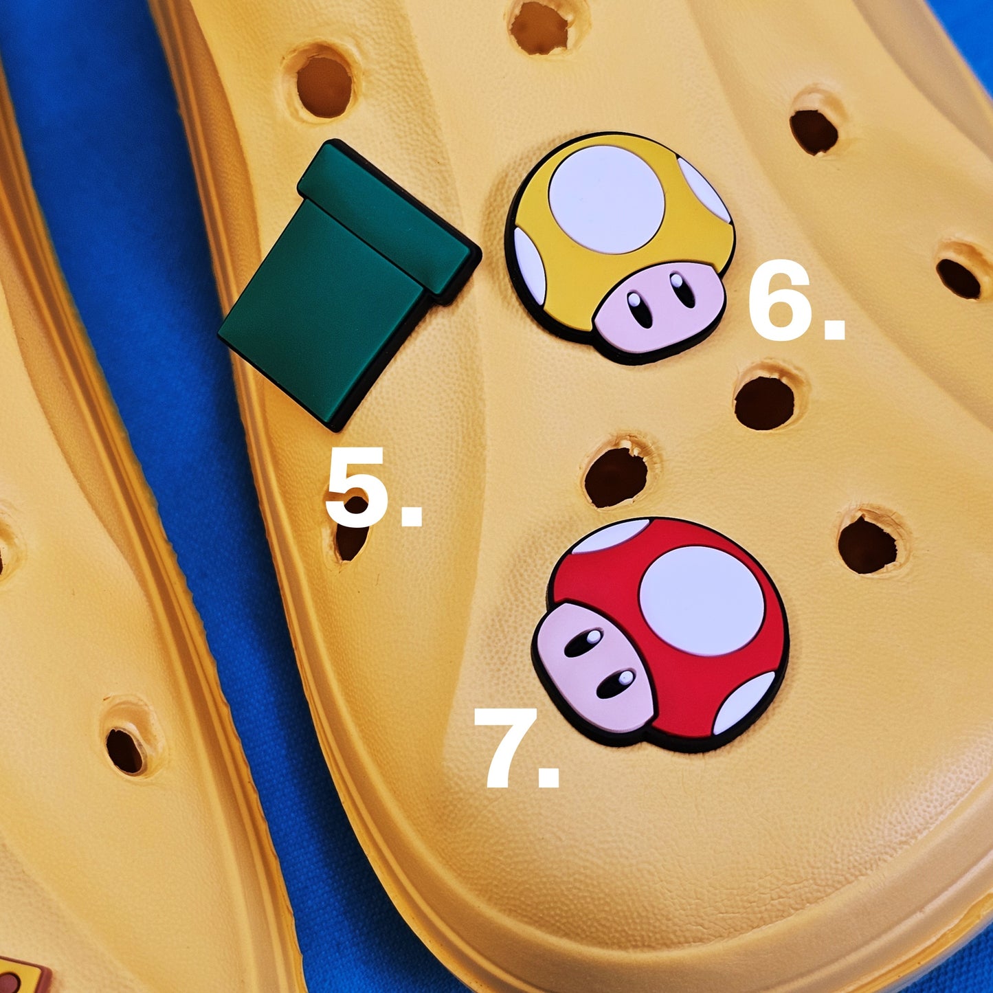 Popular Game Mario Croc Charms