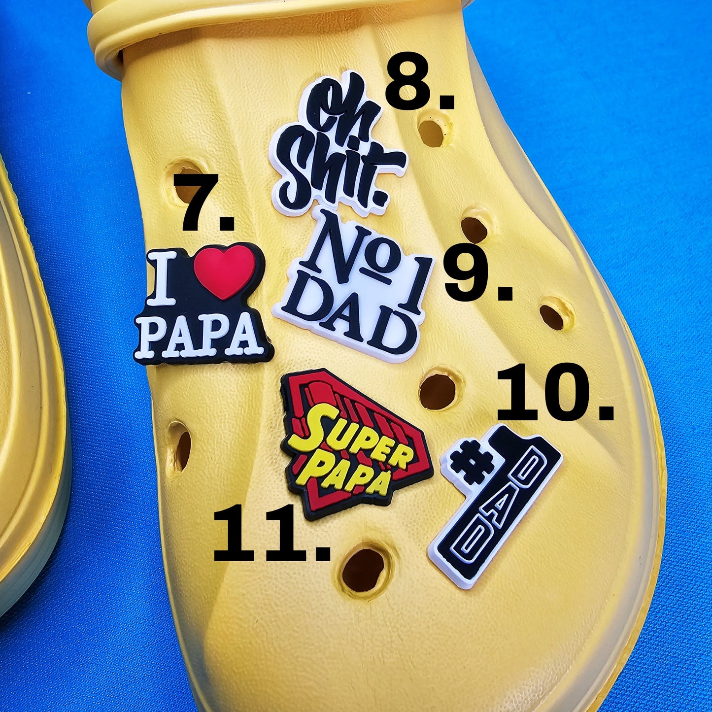 Mum and Dad Croc Charms