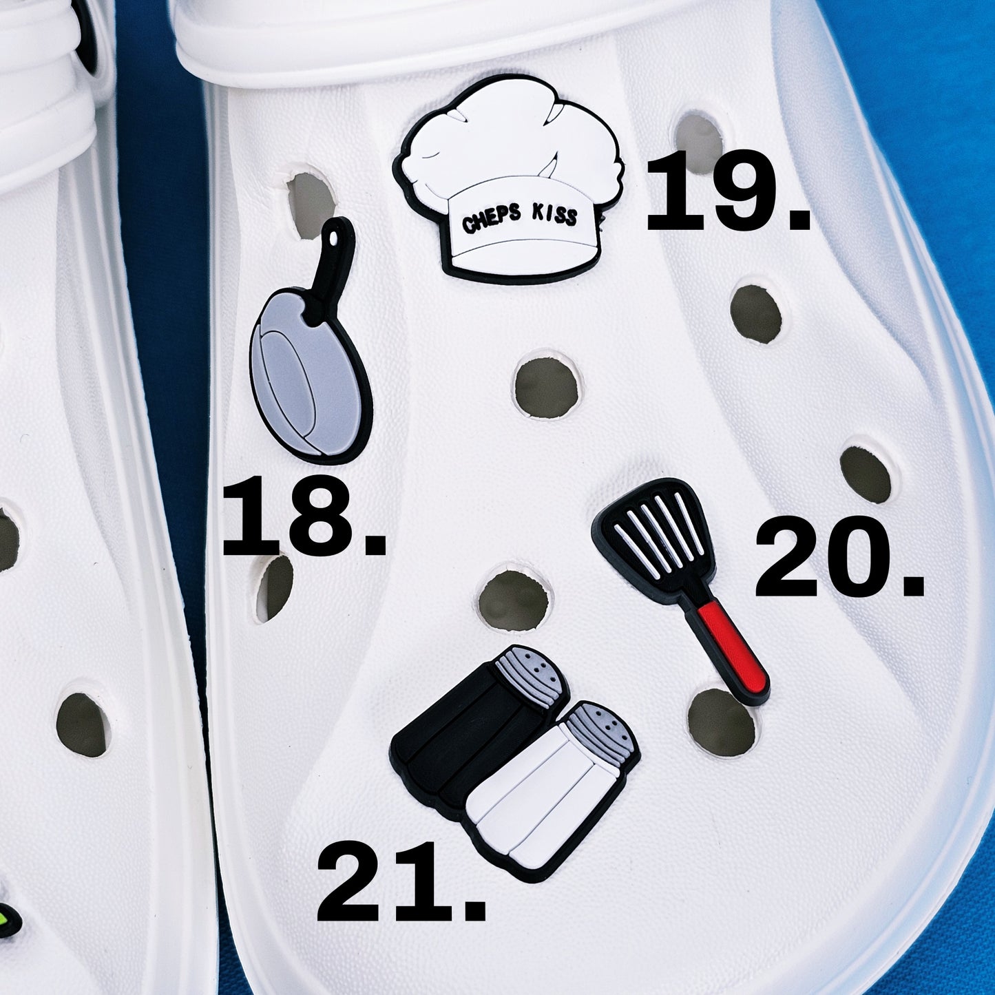 Food, Drinks and Kitchen Accessories Croc Charms