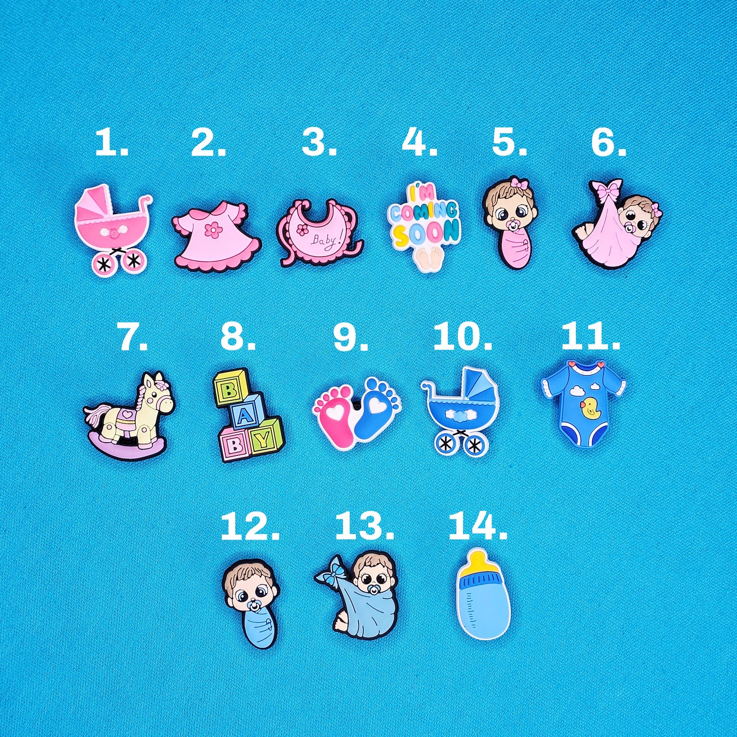 Kid's Themed Croc Charms