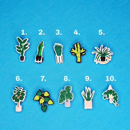 Home plants croc charms