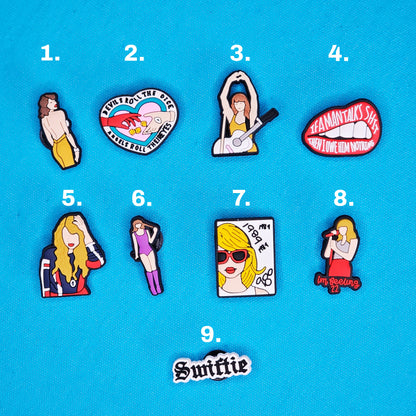 Swiftie popular singer croc charms