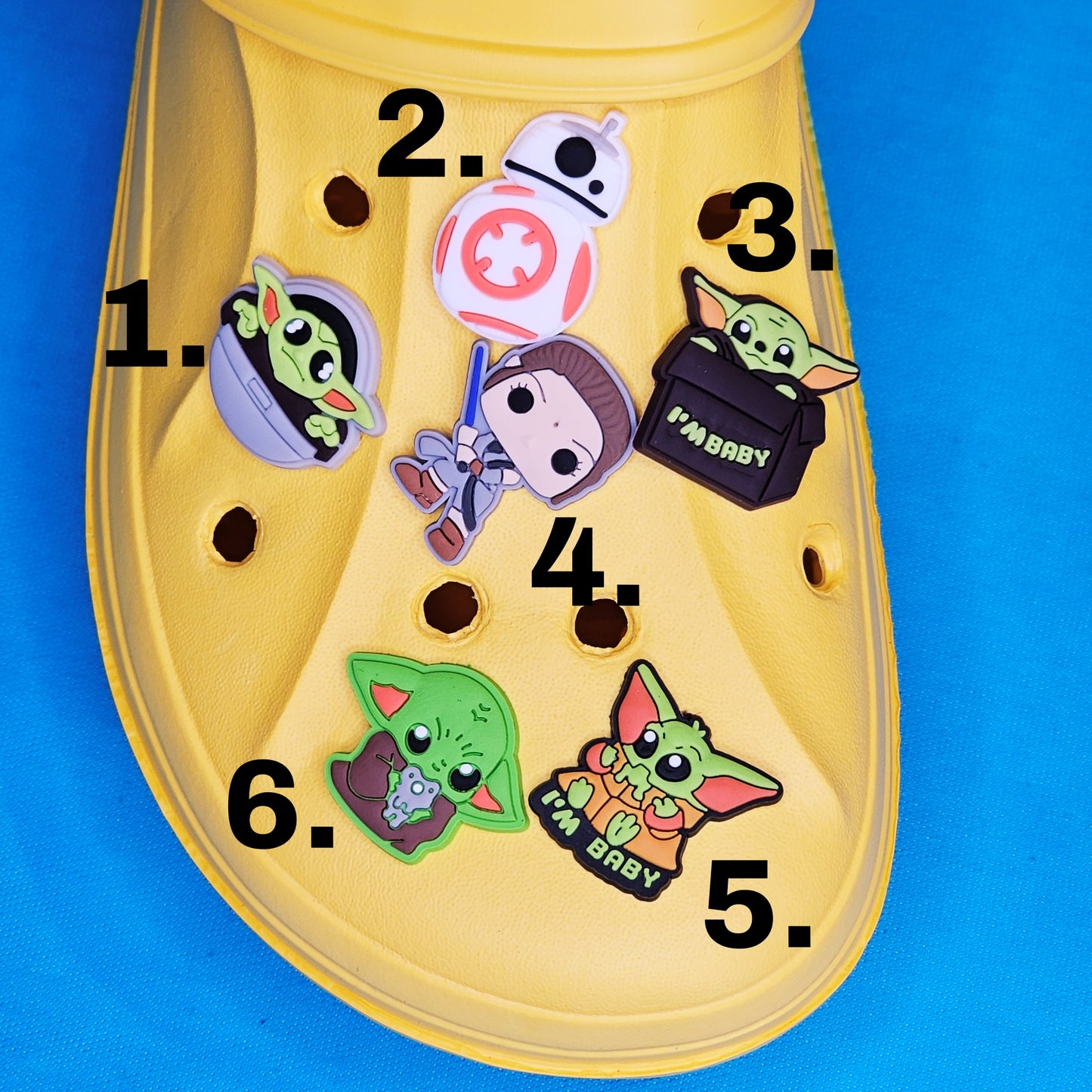 Galactic Characters Croc Charms