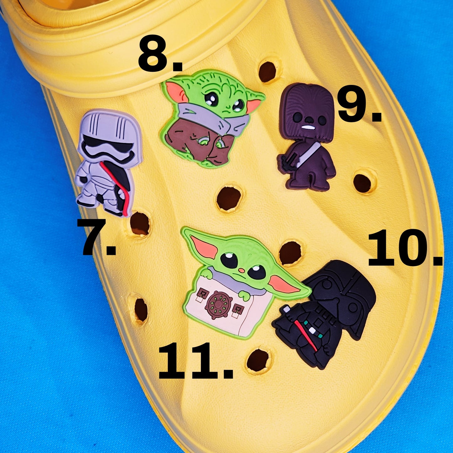 Galactic Characters Croc Charms