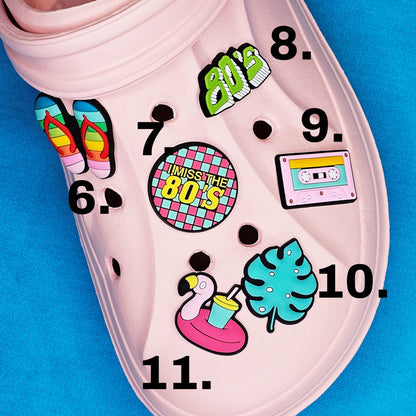 Memories of the80's and 90's Croc Charms