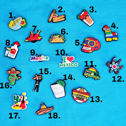 Mexican croc charms
