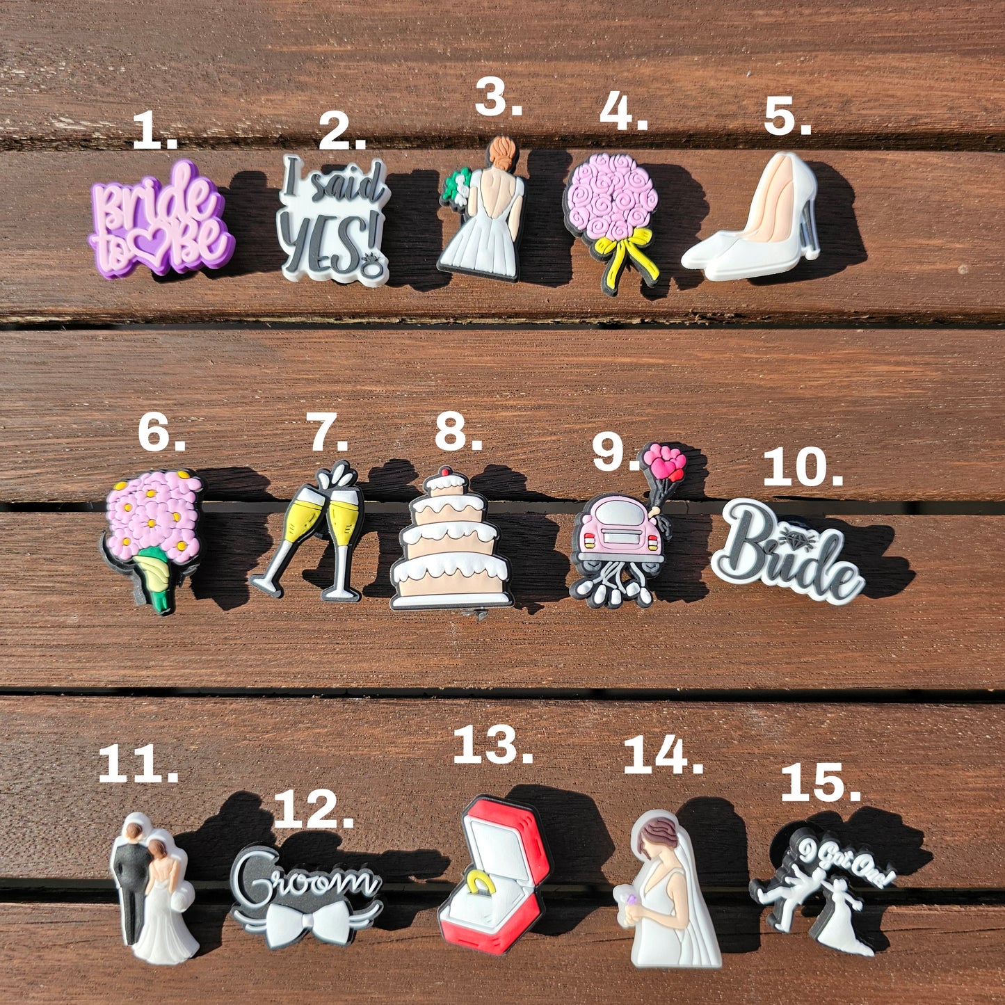 Wedding Shoe Charms