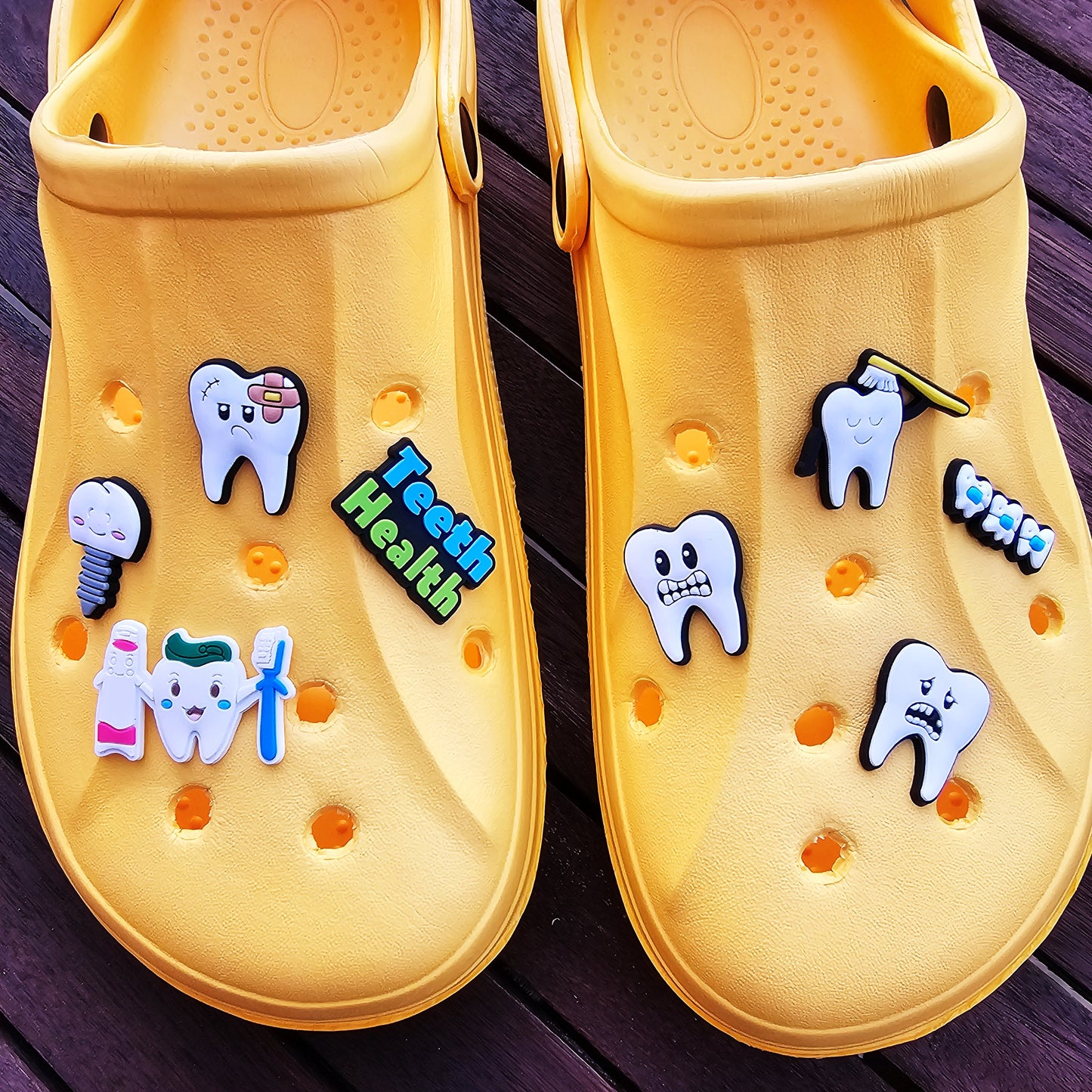 Dentist theme croc charms