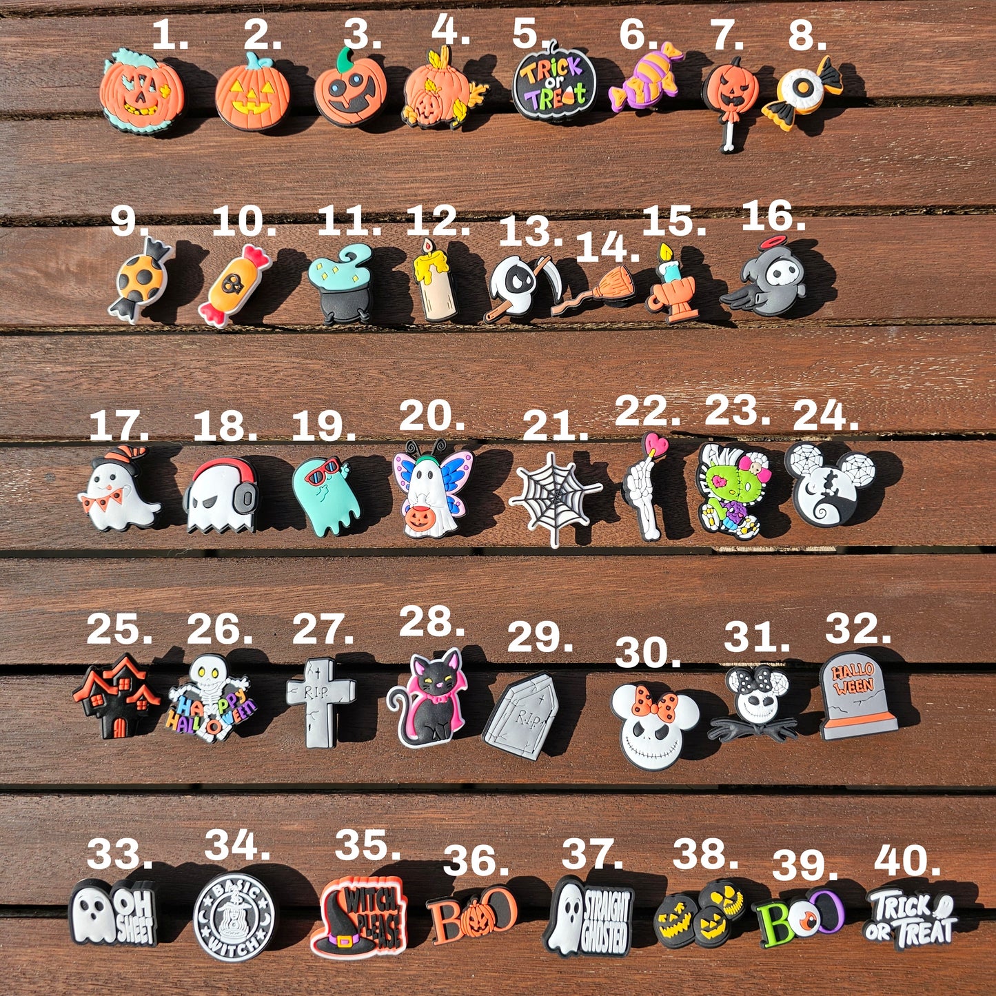 Halloween Croc Charms