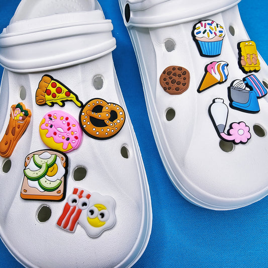 Food, Drinks and Kitchen Accessories Croc Charms