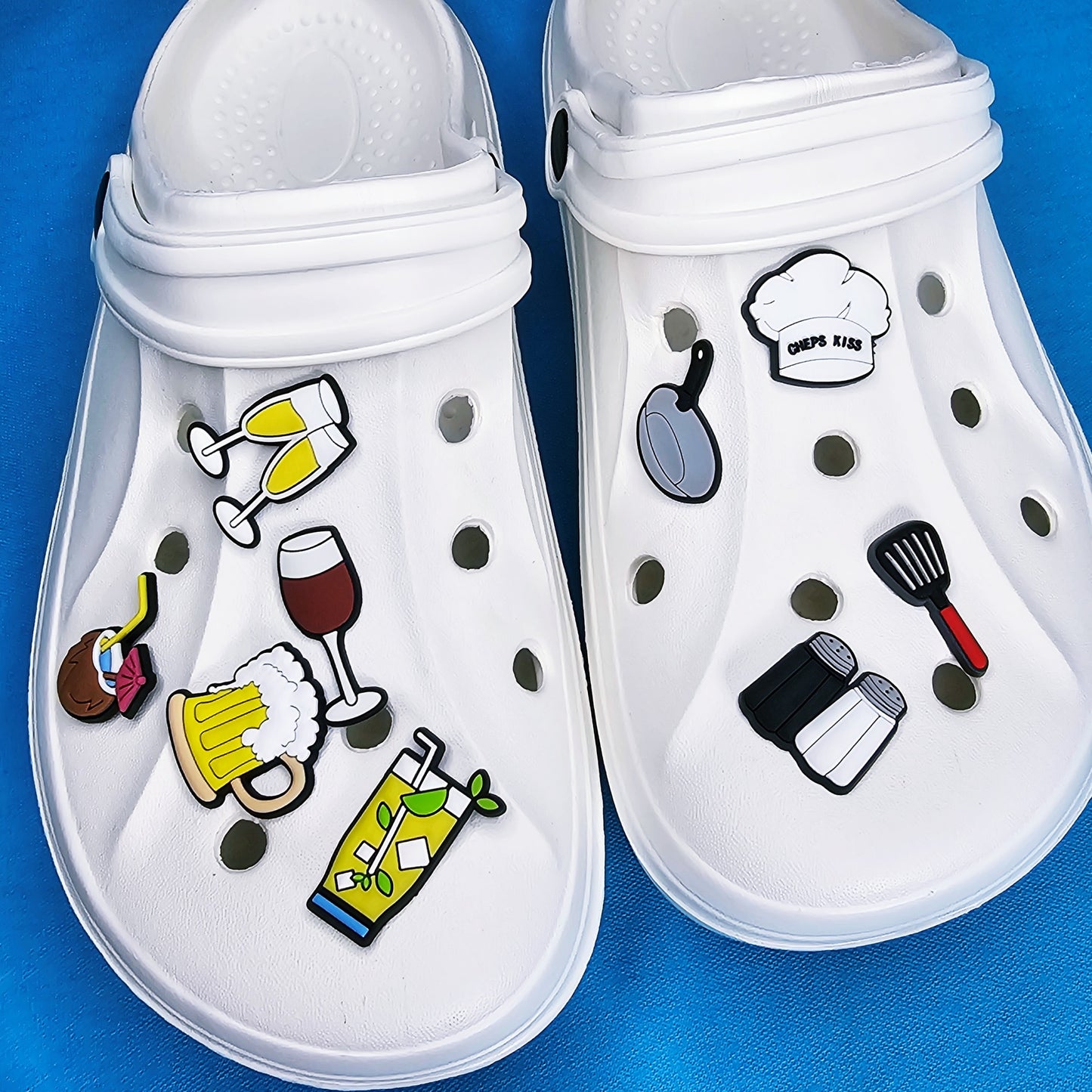Food, Drinks and Kitchen Accessories Croc Charms