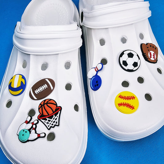 Sport croc charms