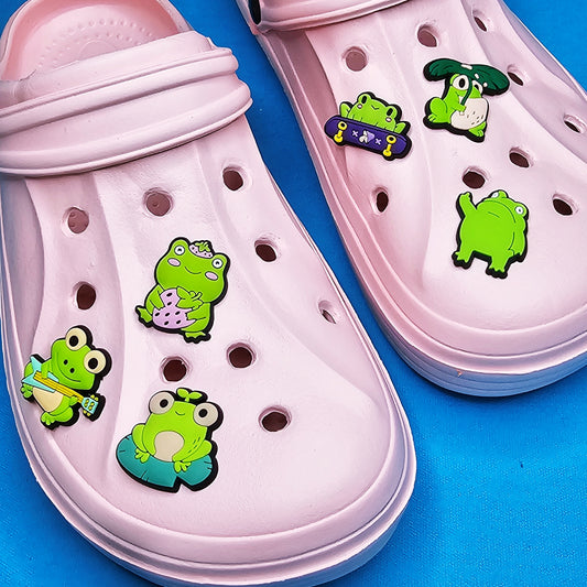 Frogs croc charms