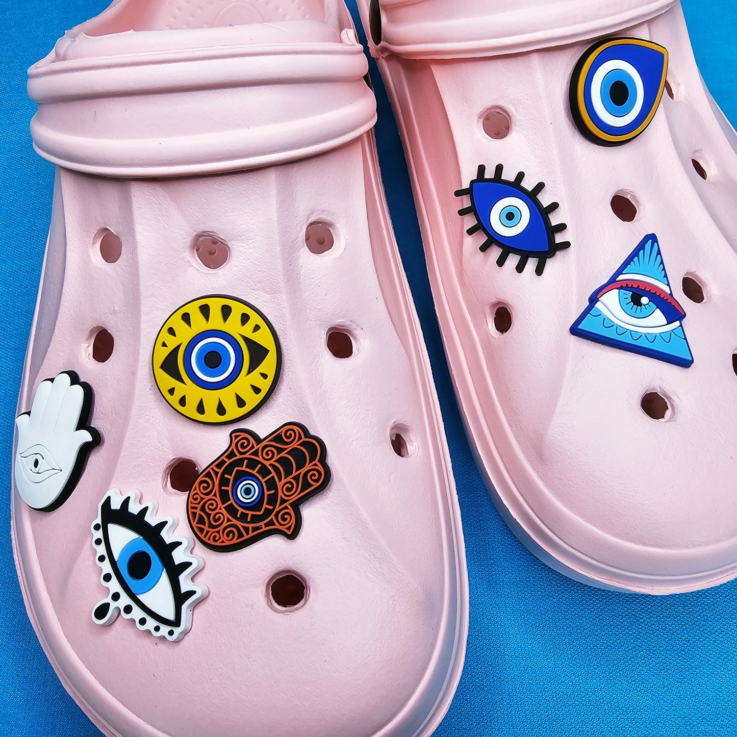 Evil Eye Croc Charms
