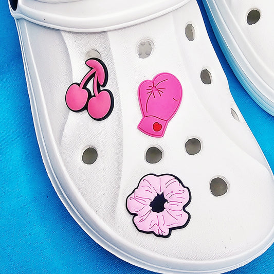 Pink Croc Charms